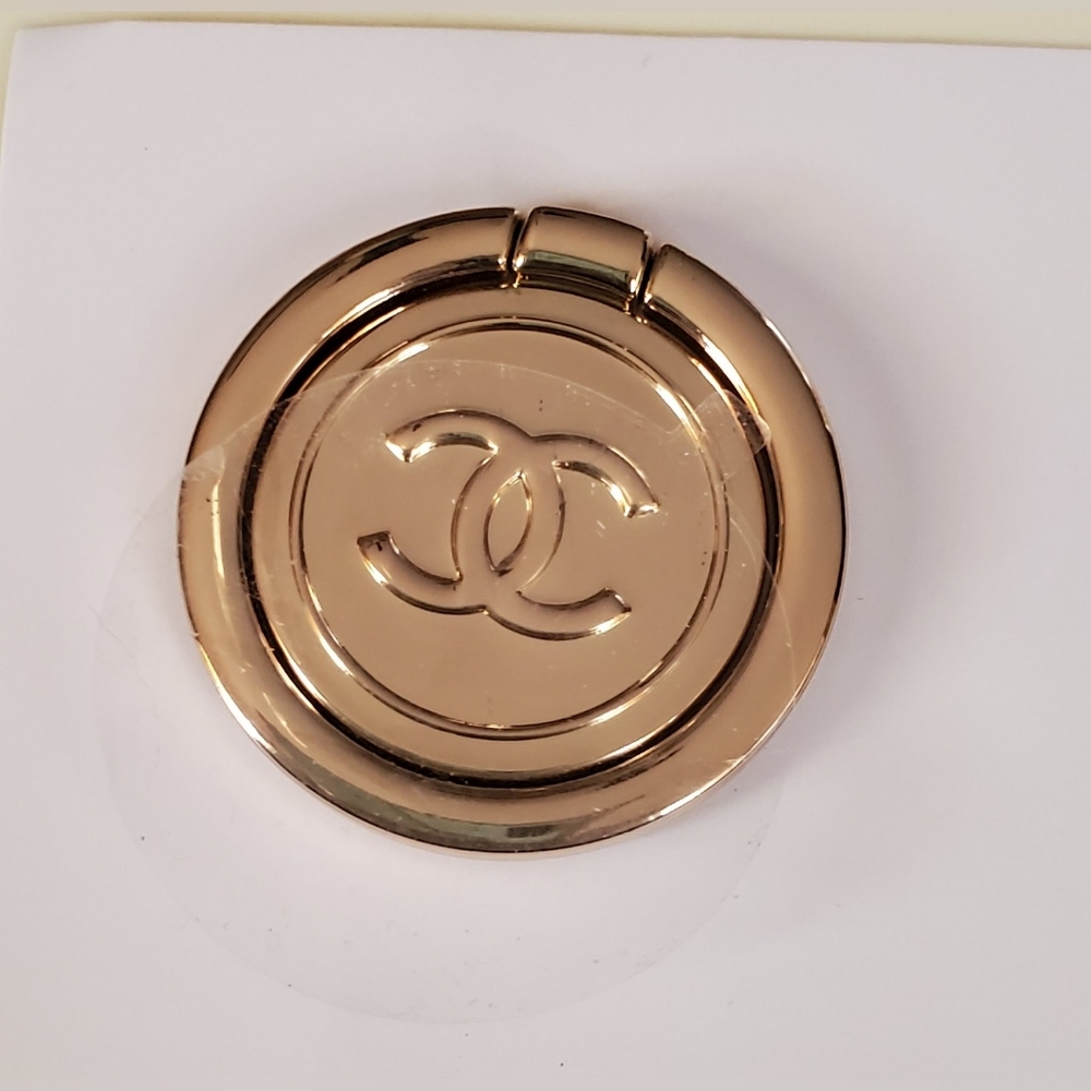 CHANEL Phone Stand;Gold CC Popsocket